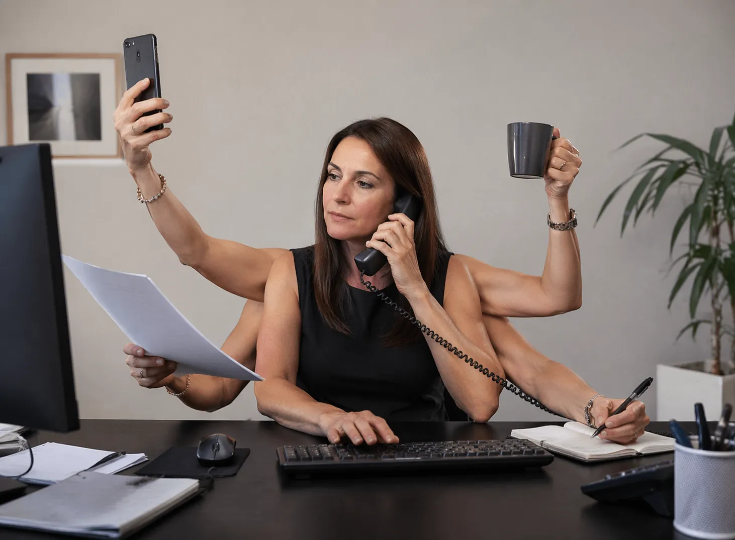 mujer mil tareas resultado